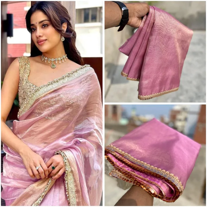 Janhvi Kapoor Inspired Tissue Saree